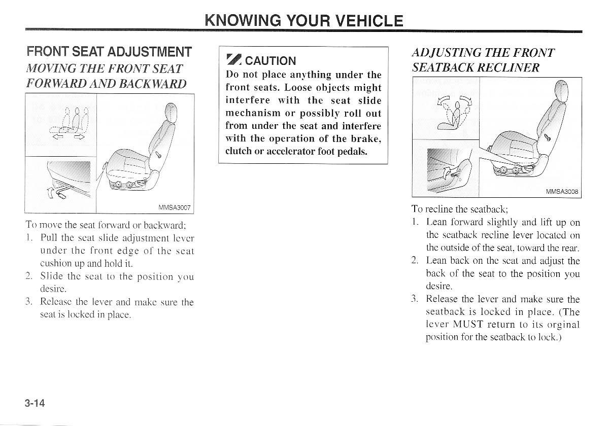 KIA Magentis I 1 owners manual / page 24