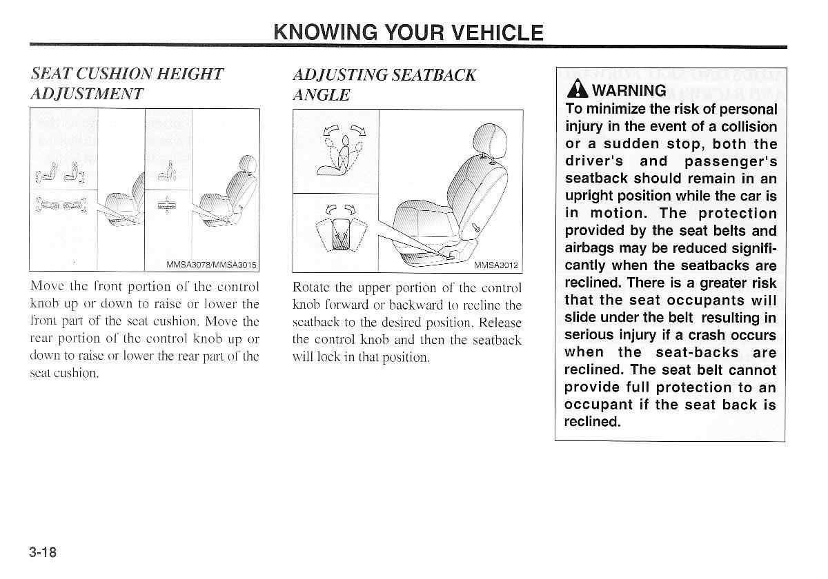 KIA Magentis I 1 owners manual / page 28