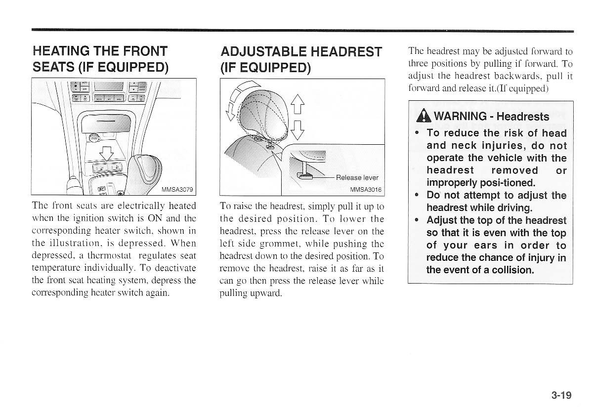 KIA Magentis I 1 owners manual / page 29