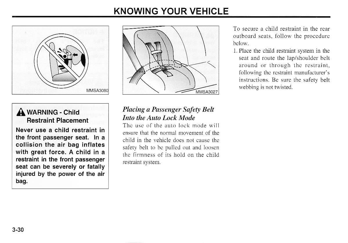 KIA Magentis I 1 owners manual / page 40