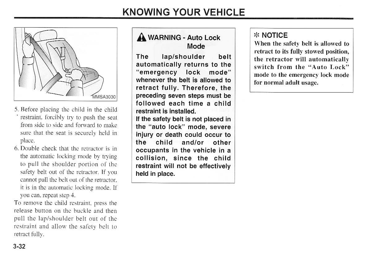 KIA Magentis I 1 owners manual / page 42