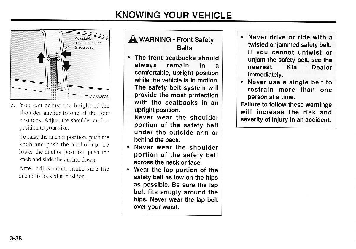 KIA Magentis I 1 owners manual / page 48