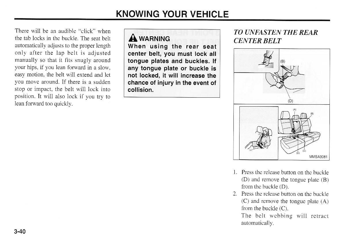 KIA Magentis I 1 owners manual / page 50