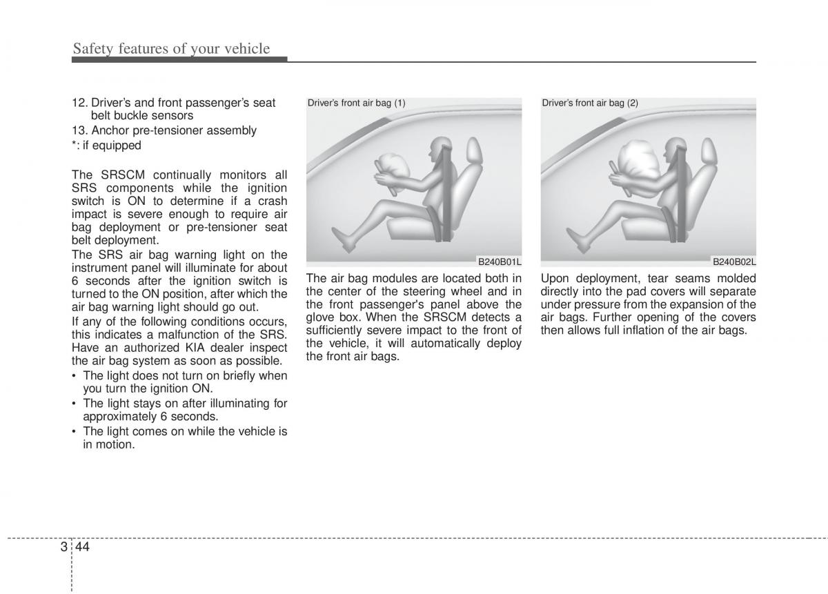 KIA Optima III 3 owners manual / page 56