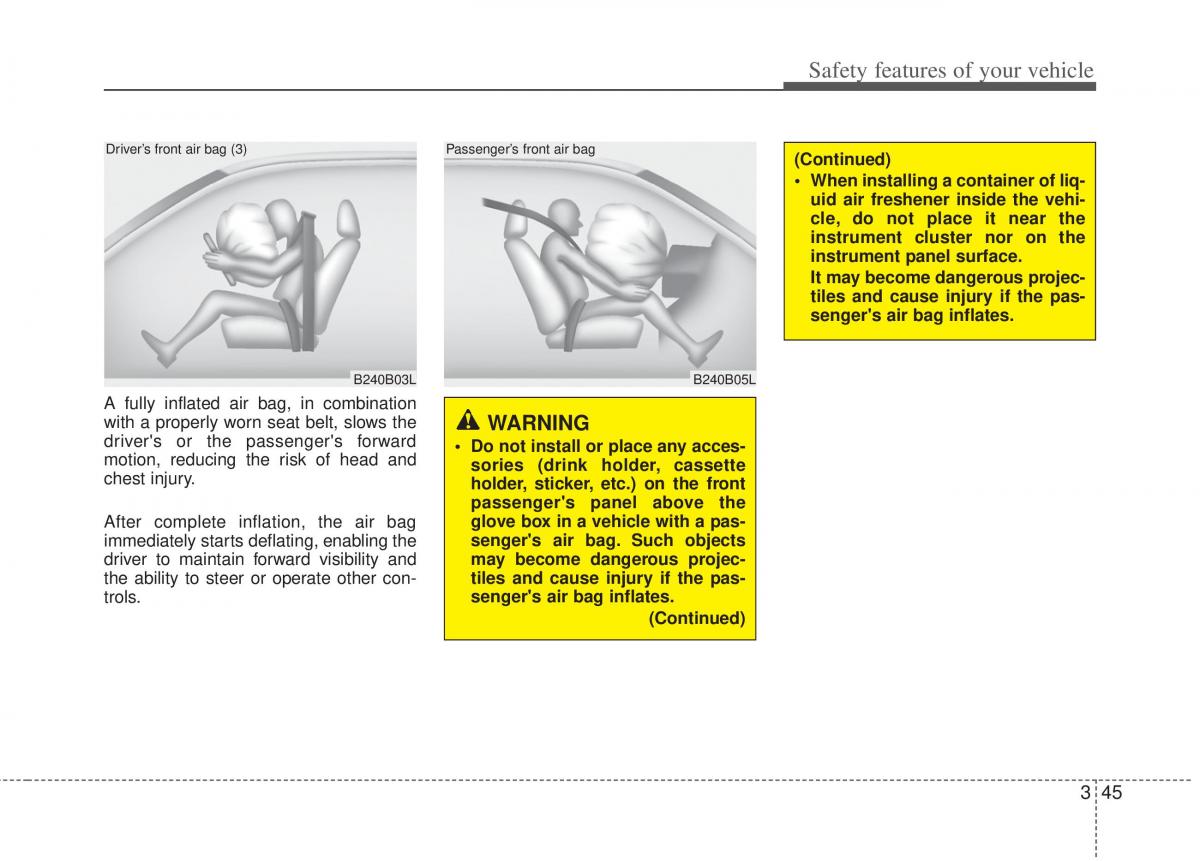 KIA Optima III 3 owners manual / page 57