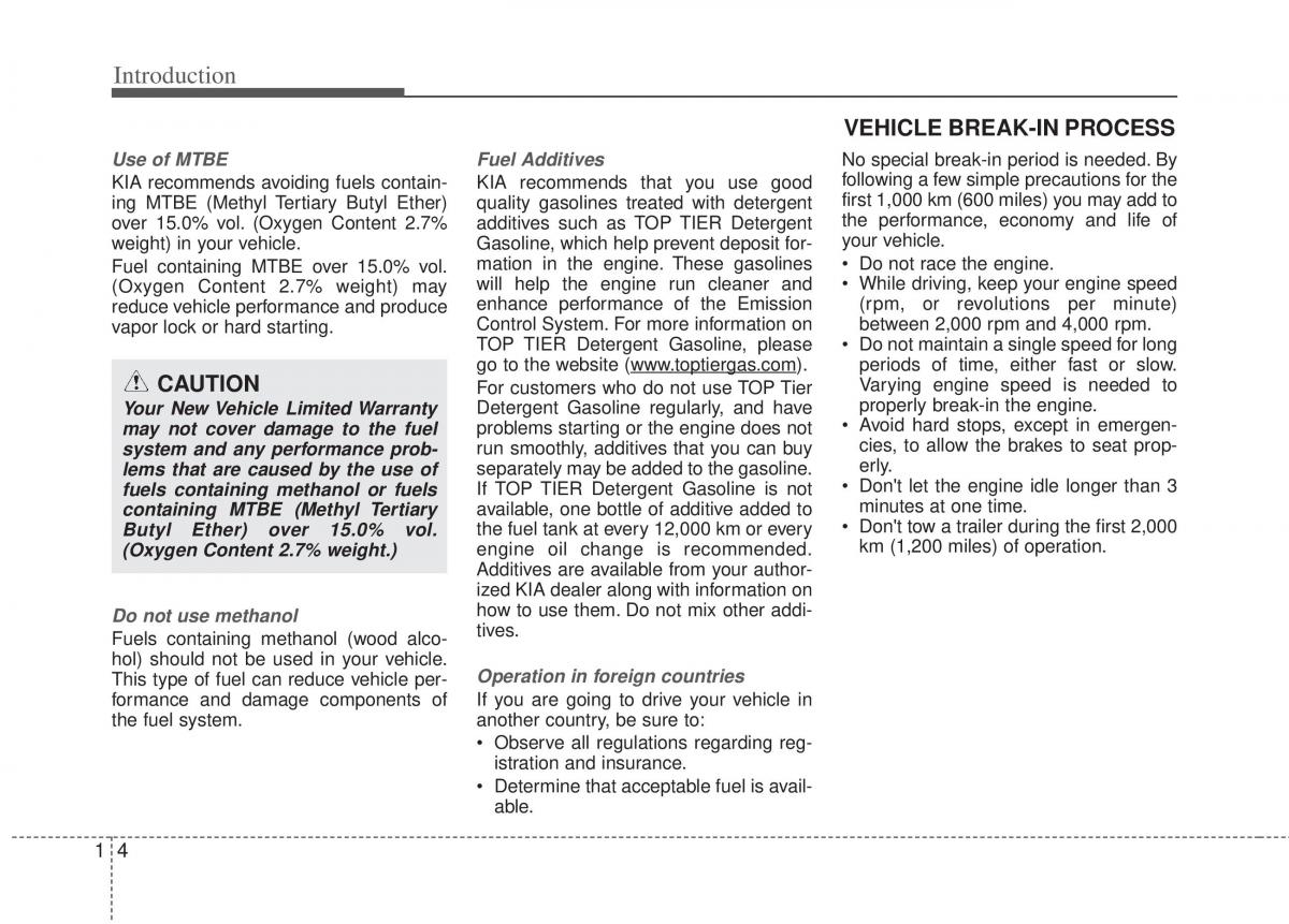 KIA Optima III 3 owners manual / page 7