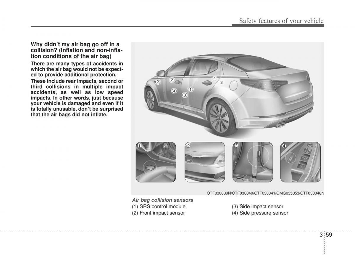 KIA Optima III 3 owners manual / page 71