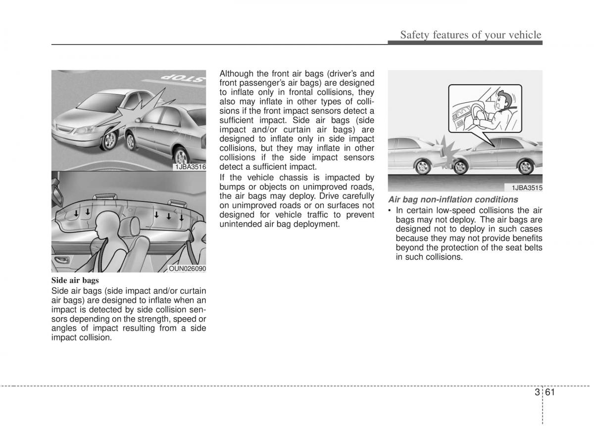 KIA Optima III 3 owners manual / page 73