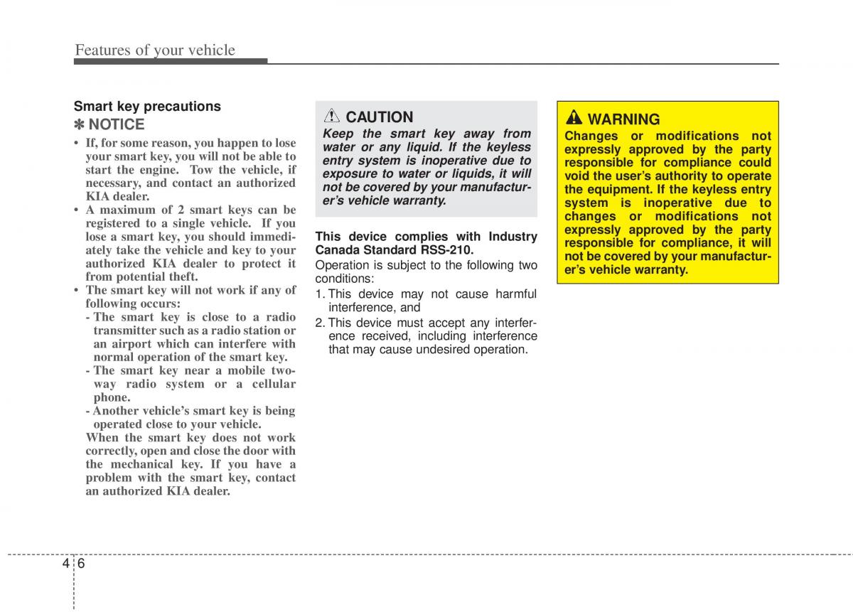 KIA Optima III 3 owners manual / page 84