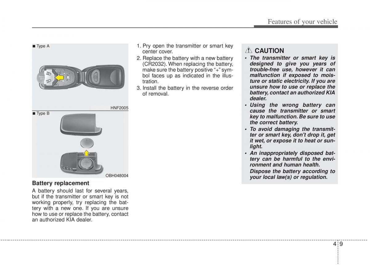 KIA Optima III 3 owners manual / page 87