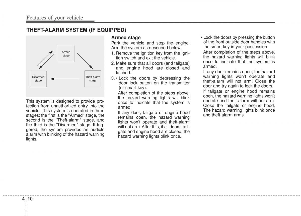 KIA Optima III 3 owners manual / page 88