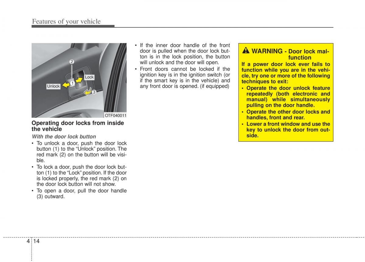 KIA Optima III 3 owners manual / page 92