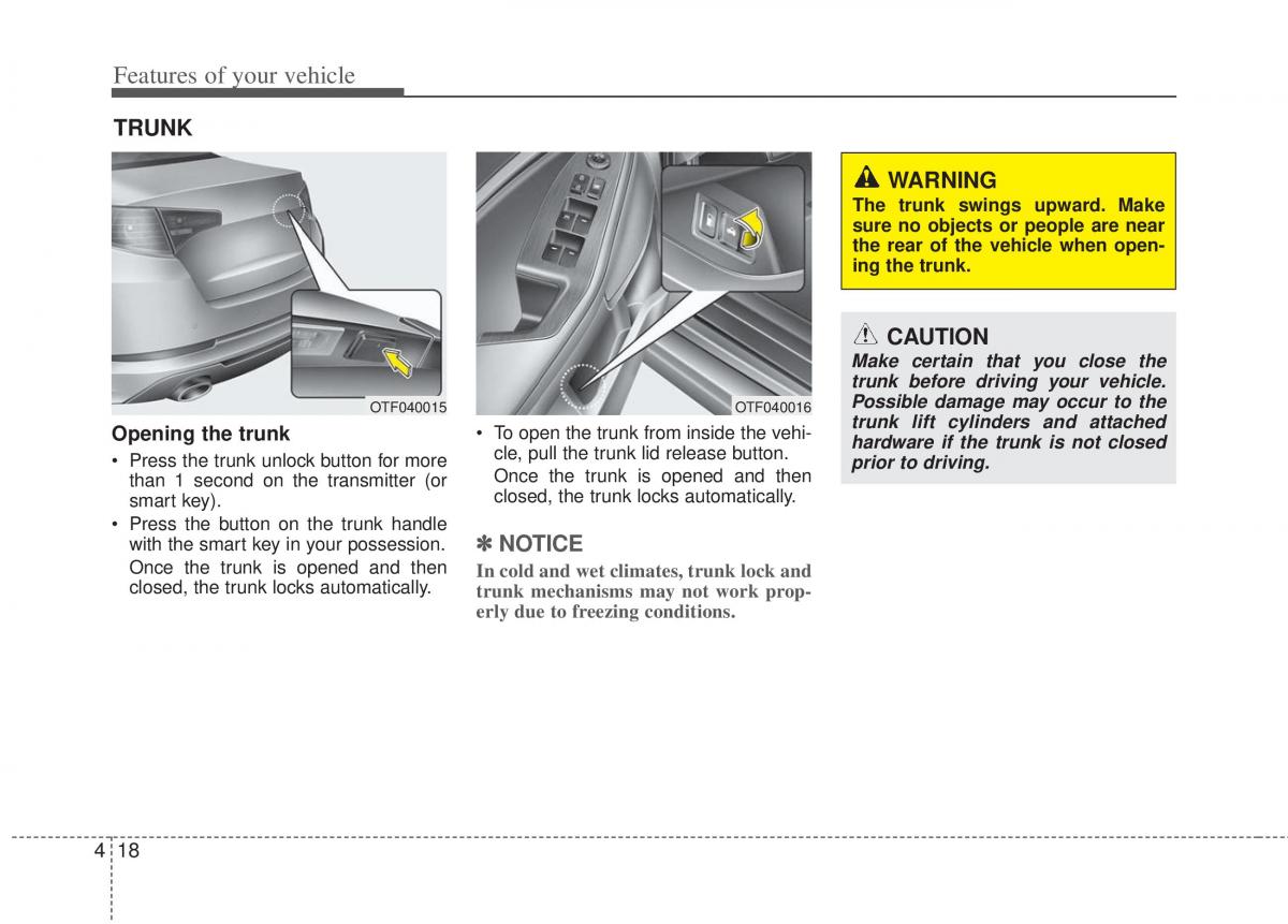 KIA Optima III 3 owners manual / page 96