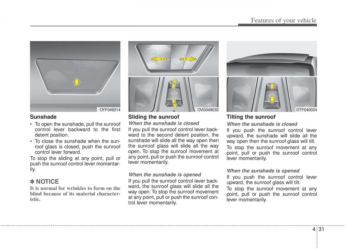 KIA Optima III 3 owners manual / page 109