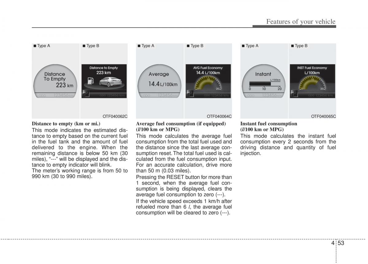 KIA Optima III 3 owners manual / page 131