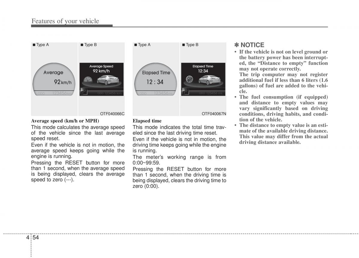 KIA Optima III 3 owners manual / page 132