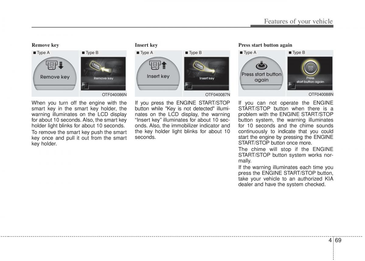 KIA Optima III 3 owners manual / page 147