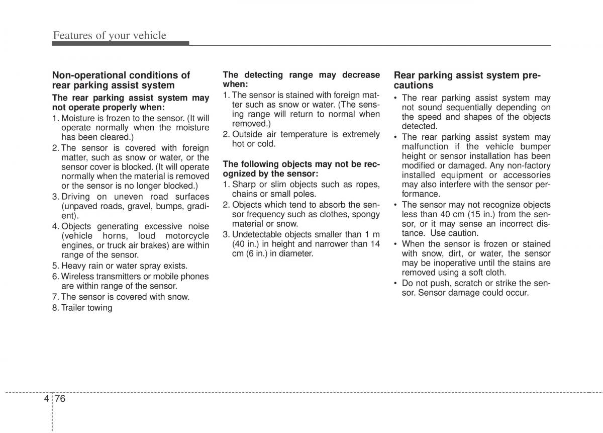 KIA Optima III 3 owners manual / page 154