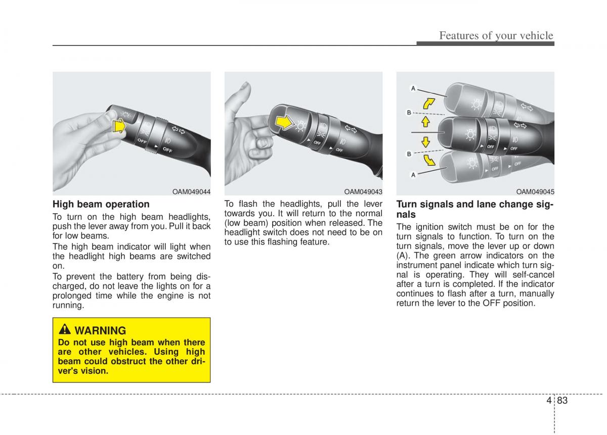 KIA Optima III 3 owners manual / page 161