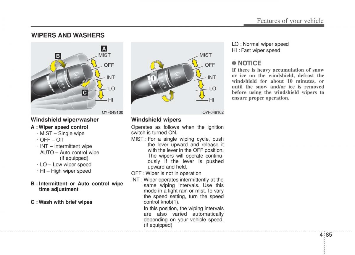 KIA Optima III 3 owners manual / page 163