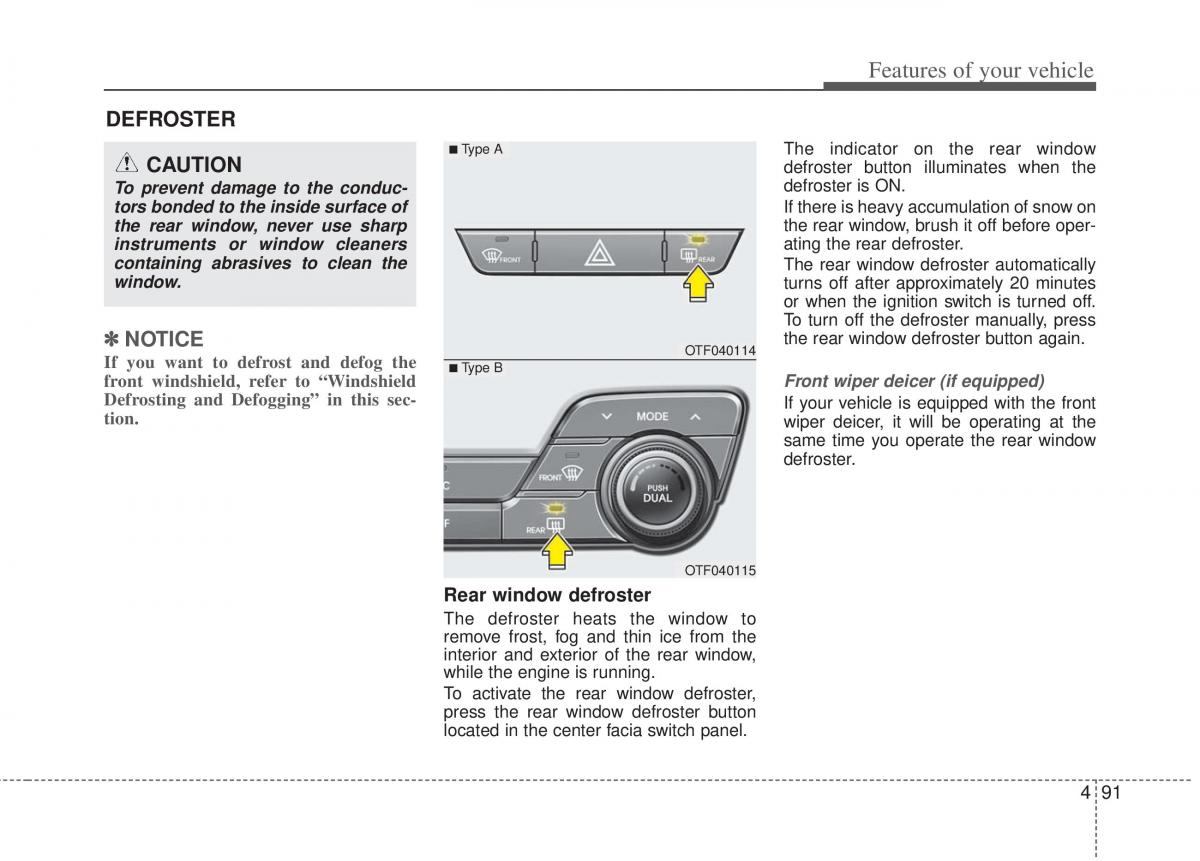 KIA Optima III 3 owners manual / page 169