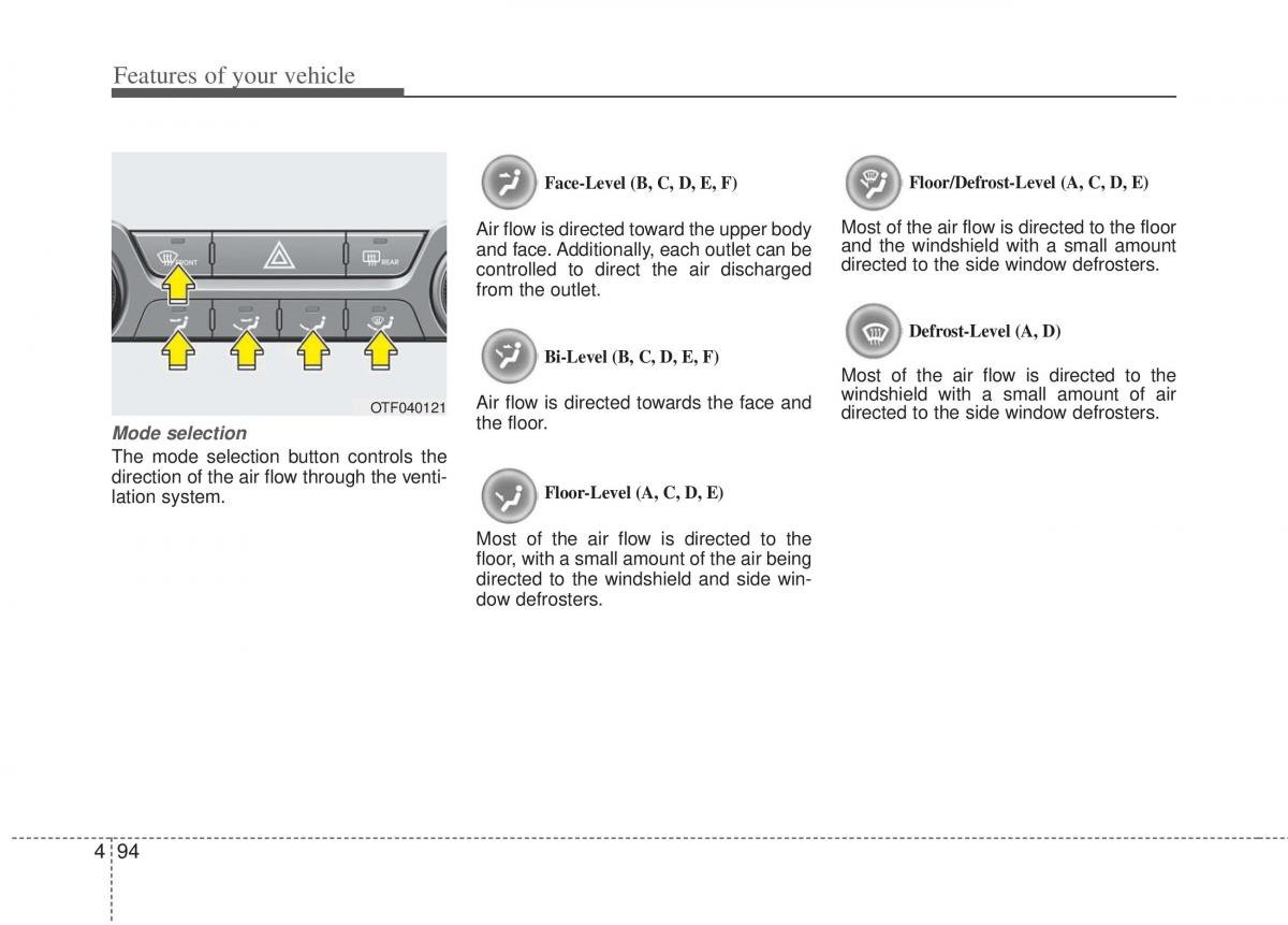 KIA Optima III 3 owners manual / page 172