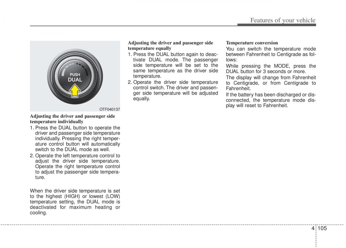 KIA Optima III 3 owners manual / page 183