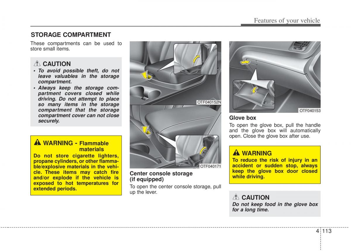 KIA Optima III 3 owners manual / page 191