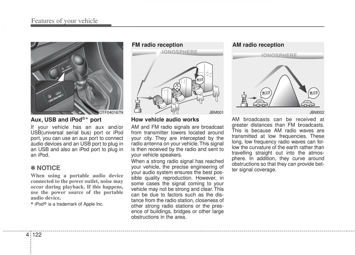 KIA Optima III 3 owners manual / page 200