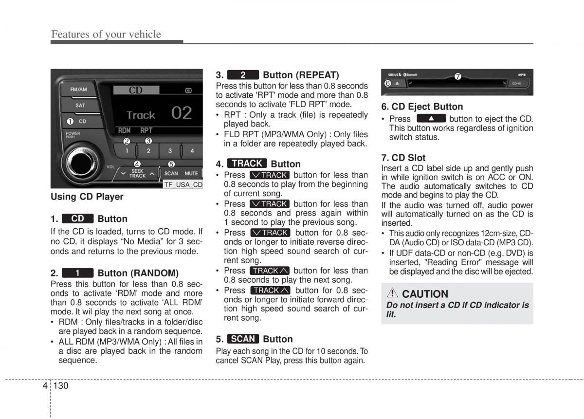 KIA Optima III 3 owners manual / page 208