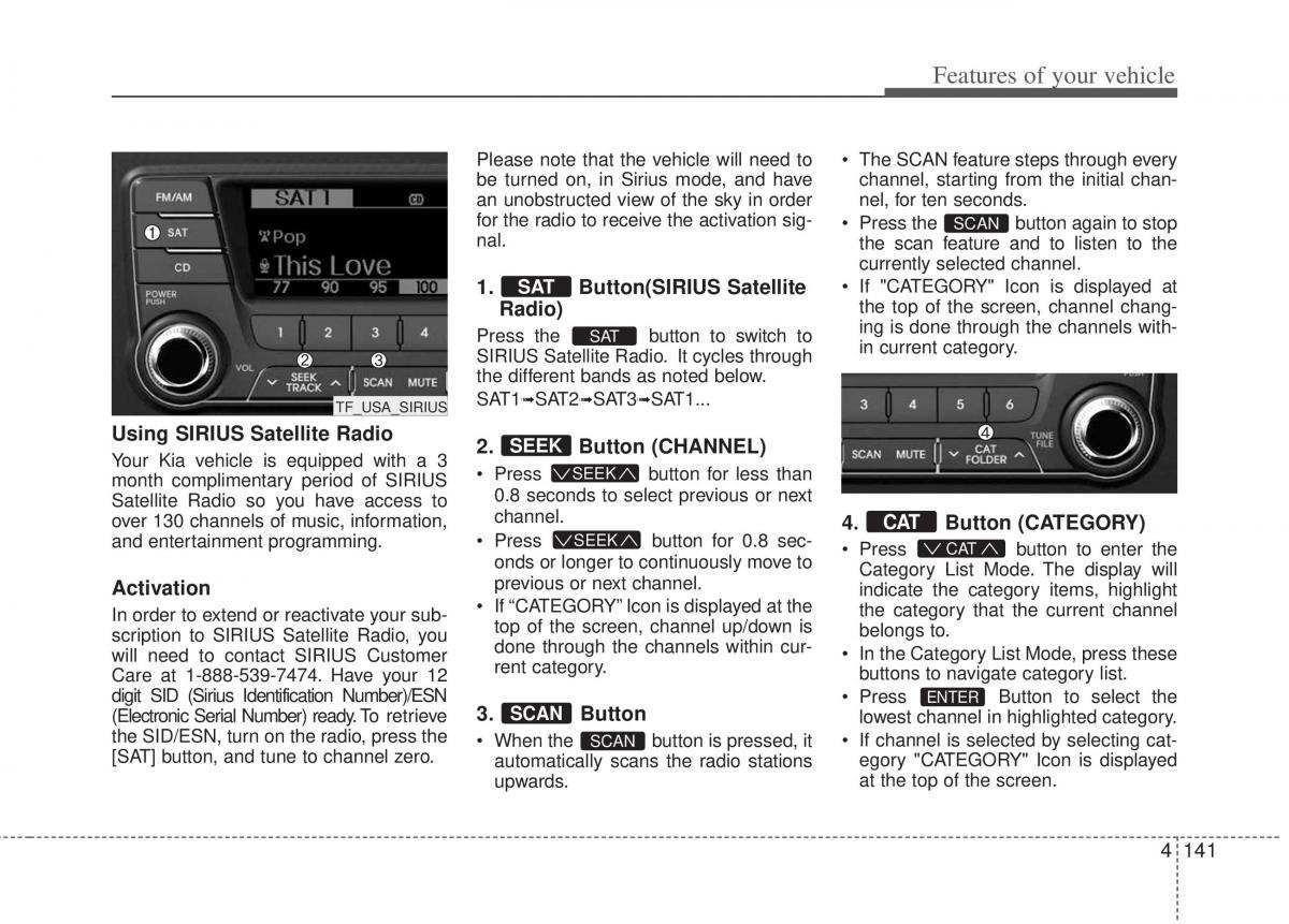 KIA Optima III 3 owners manual / page 219