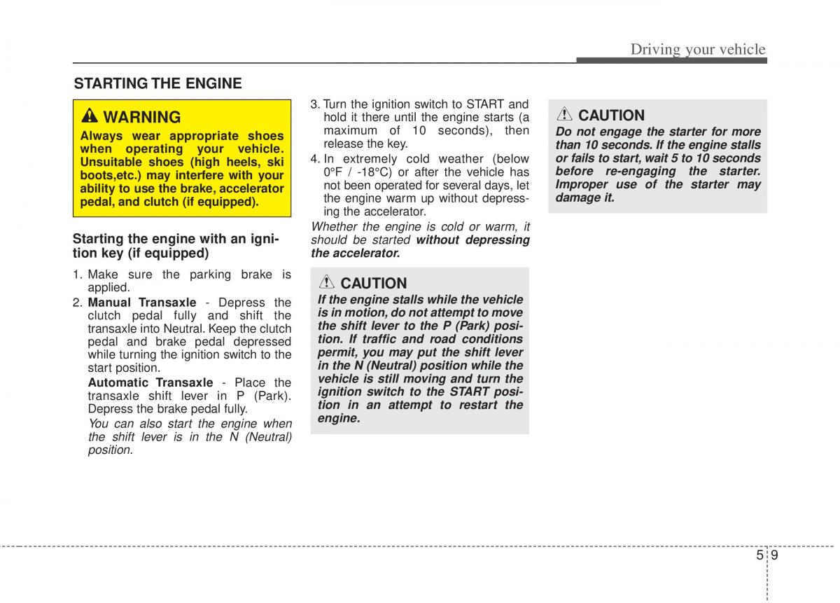 KIA Optima III 3 owners manual / page 240