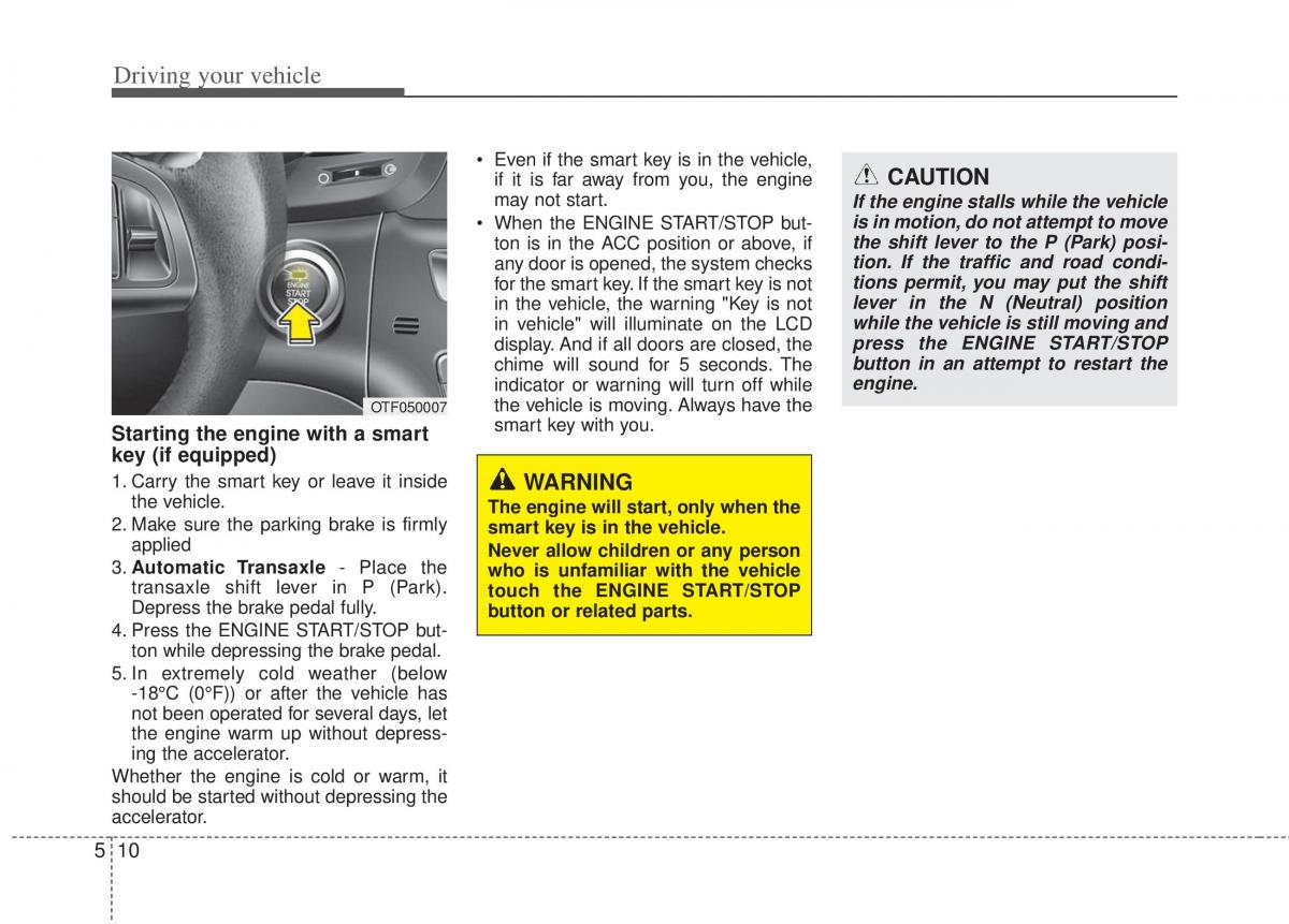 KIA Optima III 3 owners manual / page 241