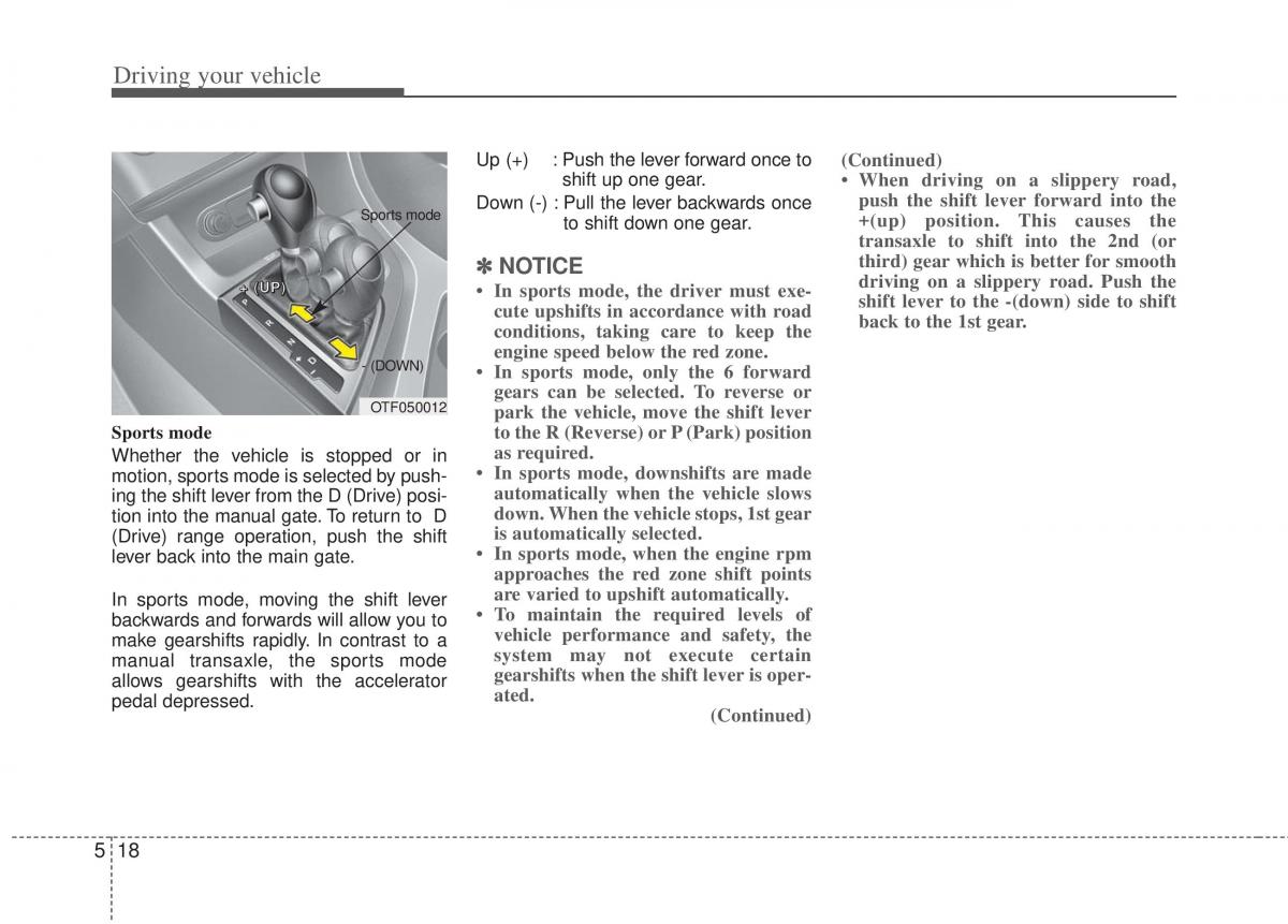 KIA Optima III 3 owners manual / page 249