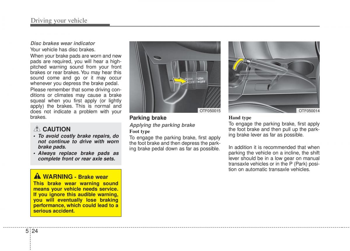 KIA Optima III 3 owners manual / page 255