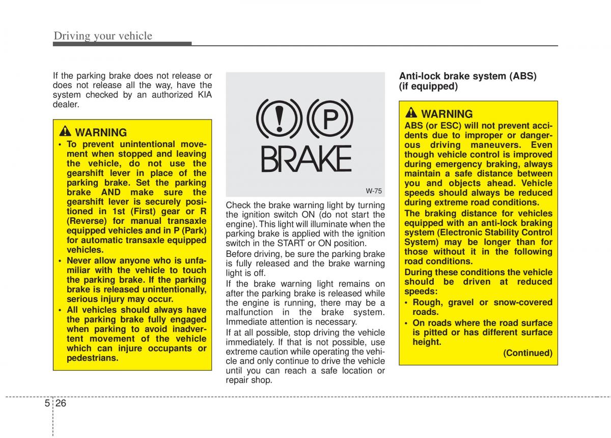 KIA Optima III 3 owners manual / page 257