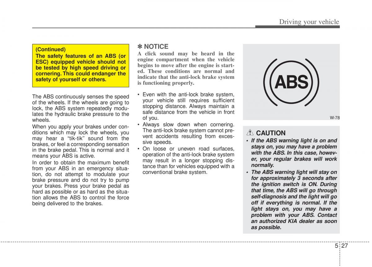 KIA Optima III 3 owners manual / page 258