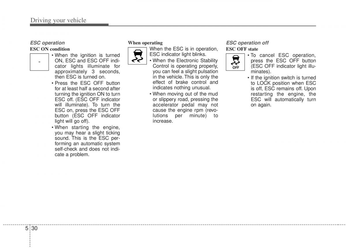 KIA Optima III 3 owners manual / page 261