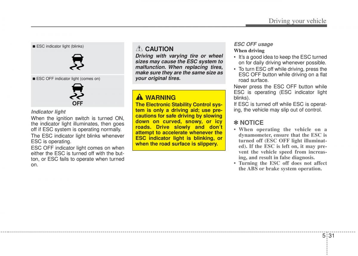 KIA Optima III 3 owners manual / page 262