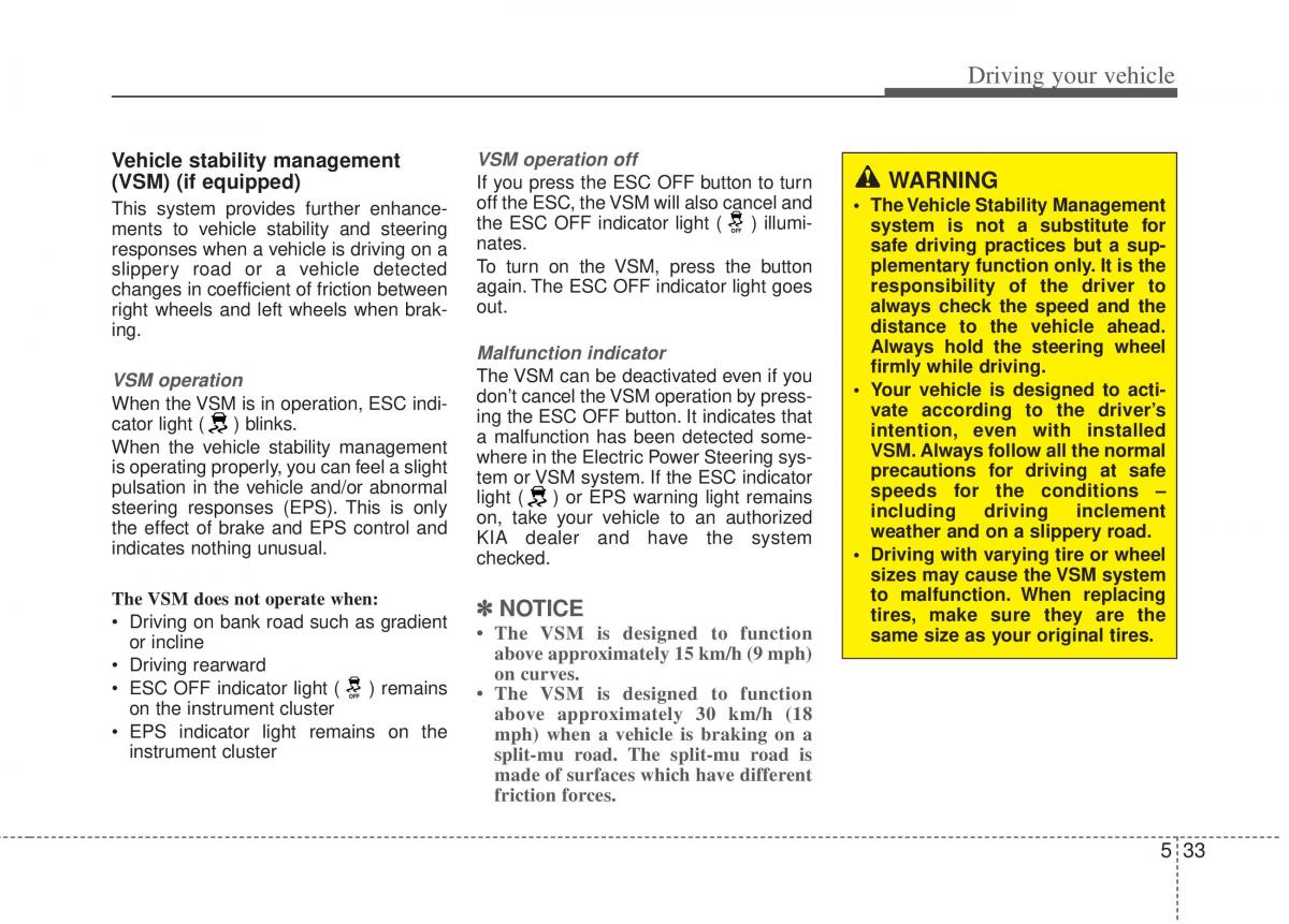 KIA Optima III 3 owners manual / page 264