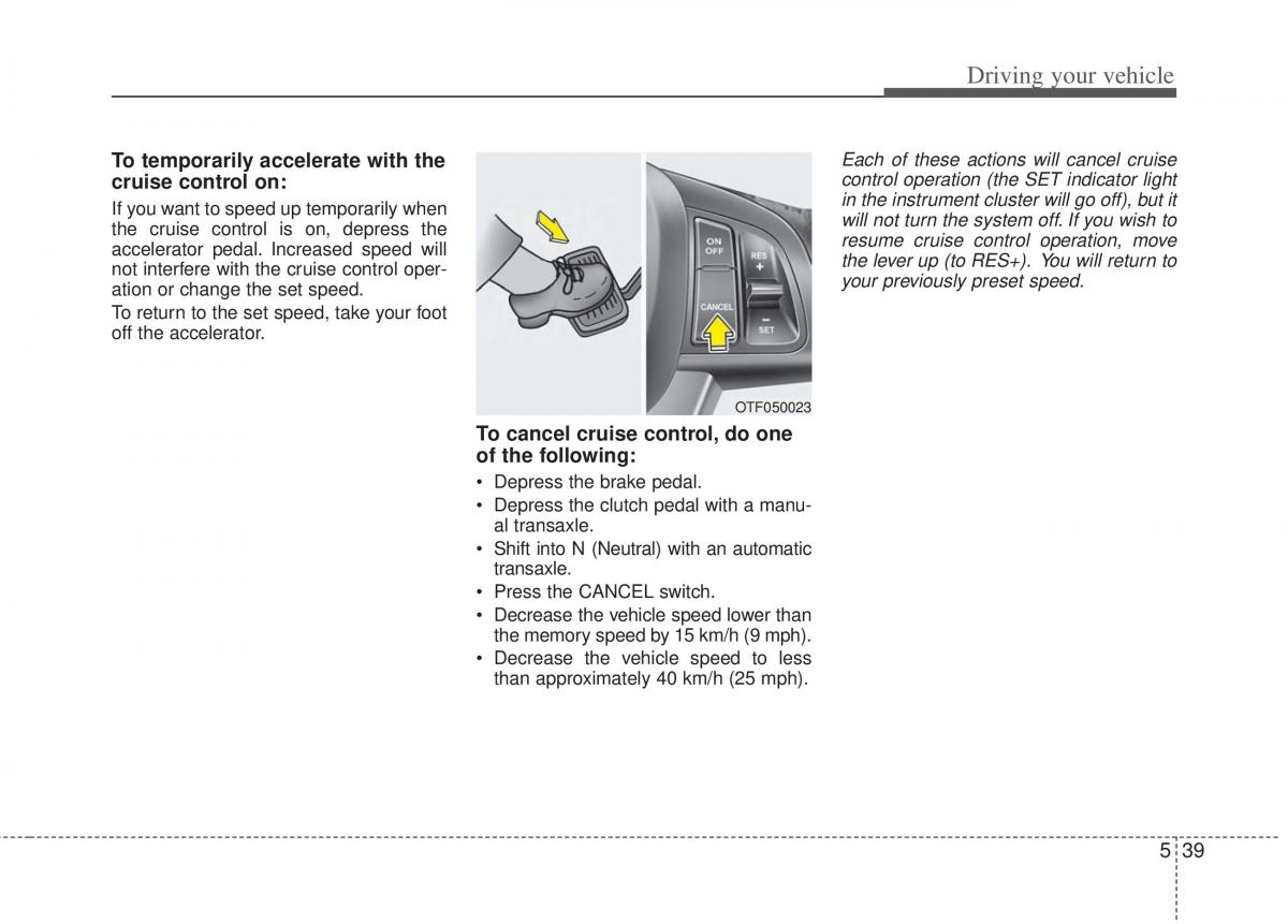 KIA Optima III 3 owners manual / page 270