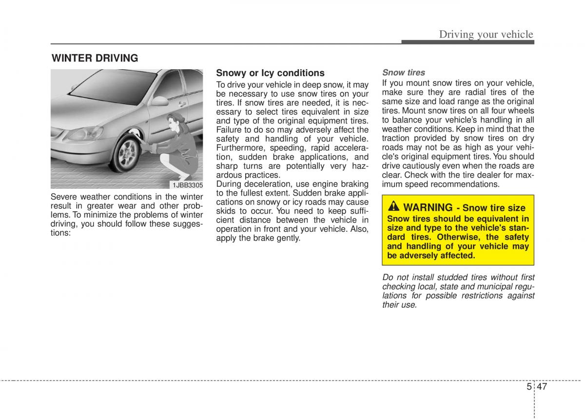 KIA Optima III 3 owners manual / page 278