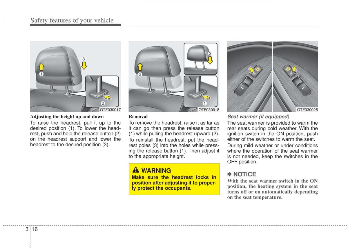 KIA Optima III 3 owners manual / page 28