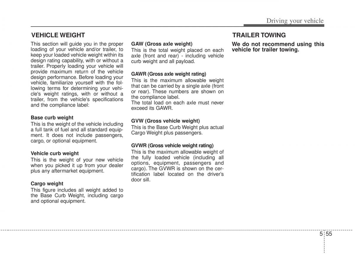 KIA Optima III 3 owners manual / page 286