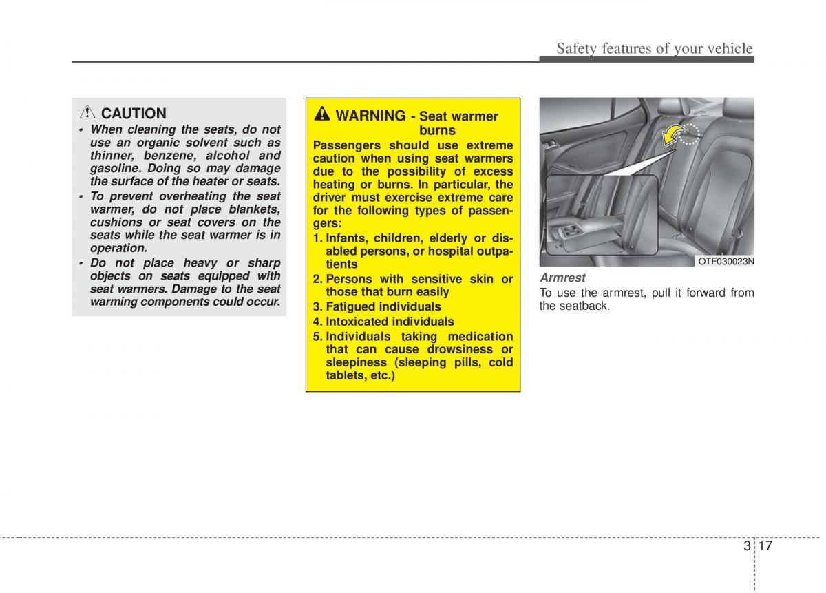 KIA Optima III 3 owners manual / page 29