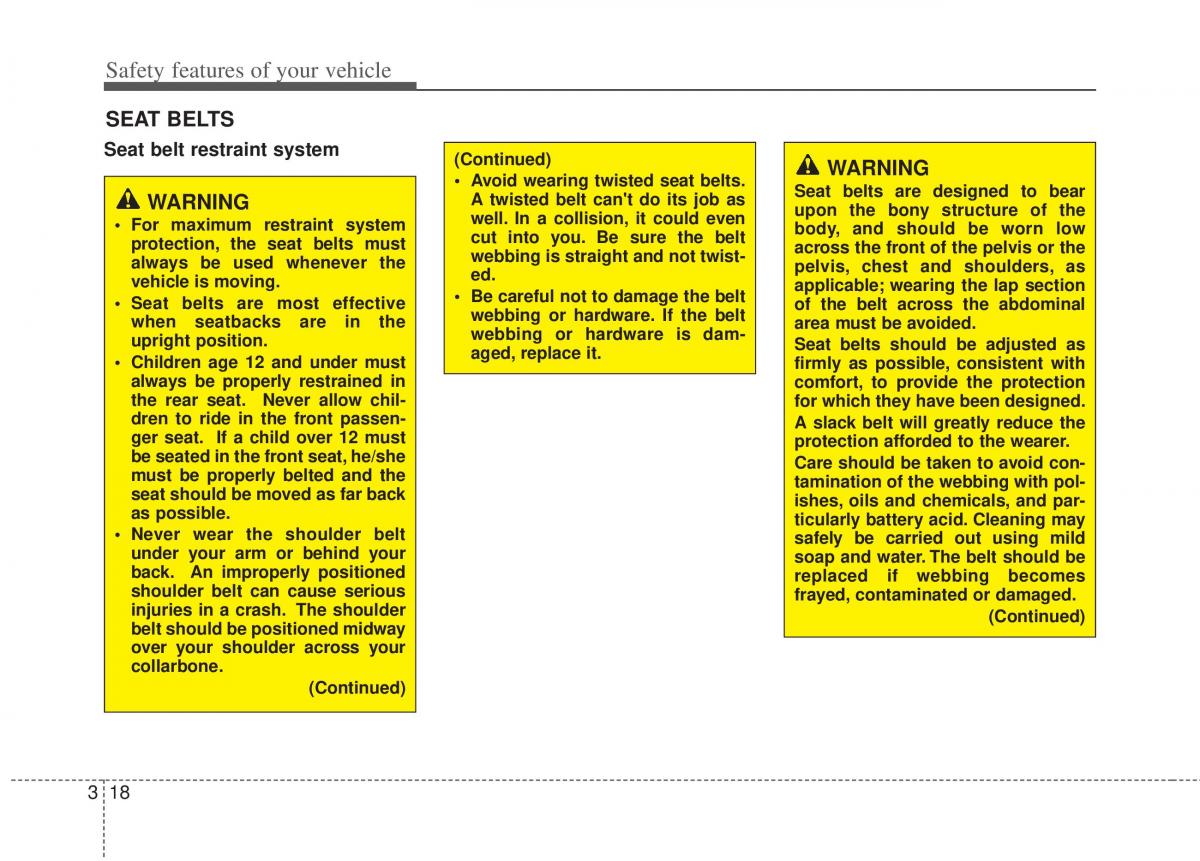 KIA Optima III 3 owners manual / page 30