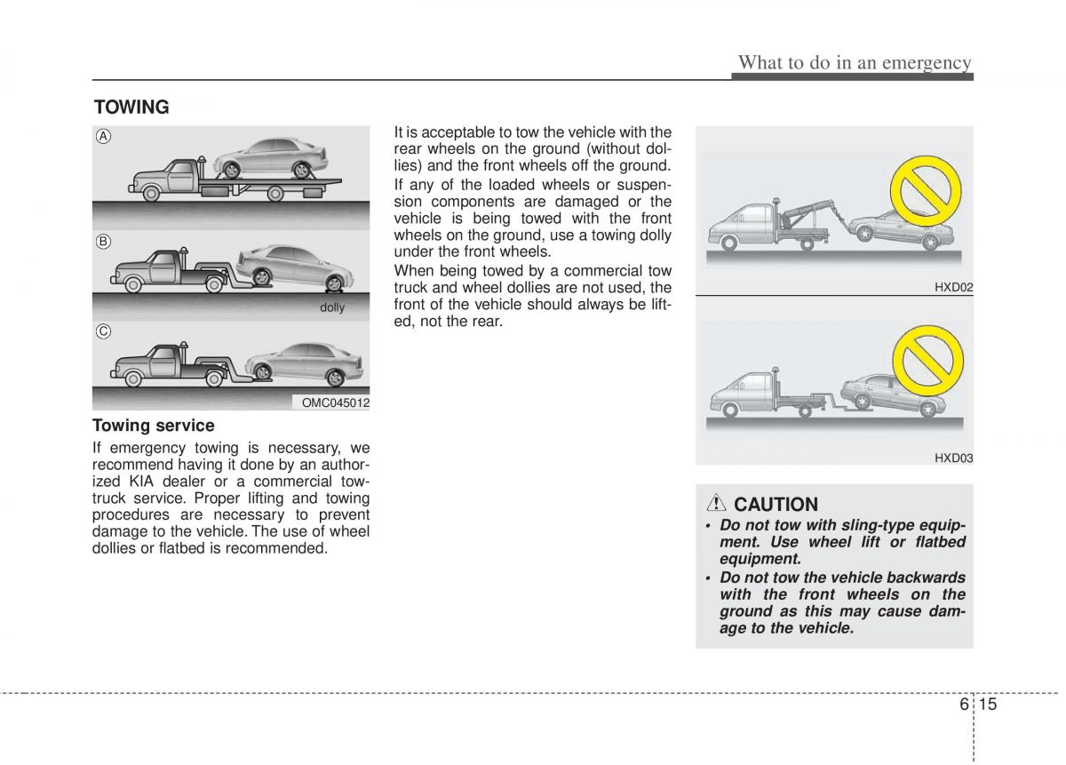 KIA Optima III 3 owners manual / page 301