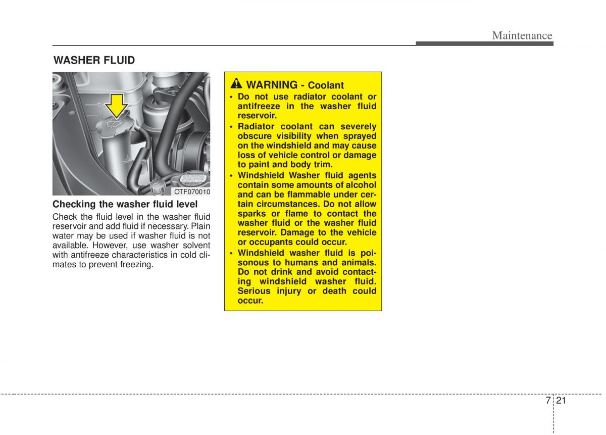 KIA Optima III 3 owners manual / page 323