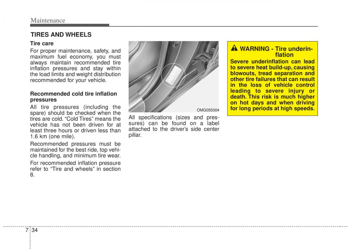 KIA Optima III 3 owners manual / page 336