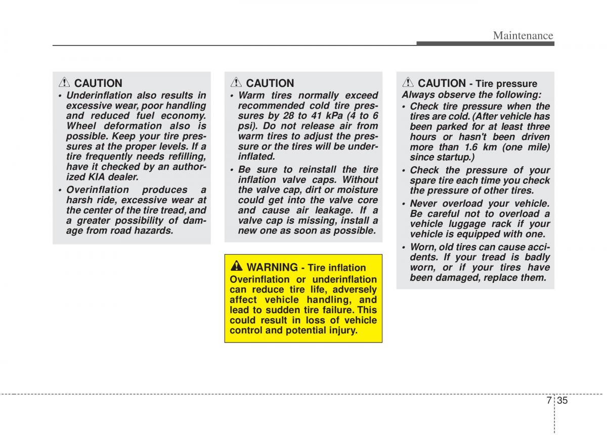 KIA Optima III 3 owners manual / page 337